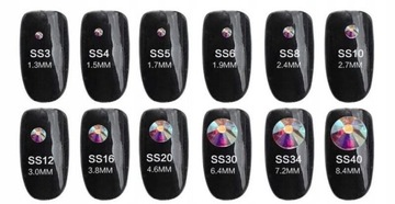 ГВОЗДИ СТЕКЛЯННЫЕ ЦИРКОНИЙНЫЕ CRYSTAL SS5 1440 шт.