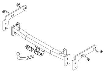 UTAH 1700KG ZAŘÍZENÍ(HÁK) TÁŽNÝ PEUGEOT 406 SEDAN OD 1995 2004R. VÝROBEK POLSKÝ