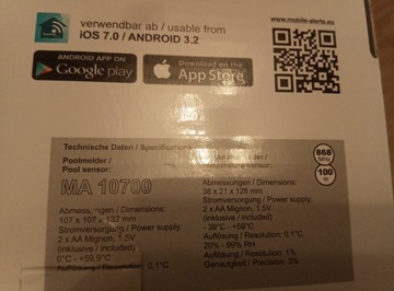 Czujnik termo-hgyro Techno Line MA 10700