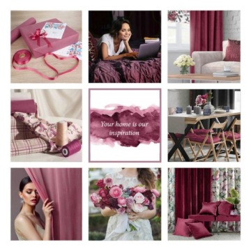 БАРХАТНАЯ ШТОРА НА ЛЕНТЕ FROG 140Х270 РОЗОВЫЙ МАТОВЫЙ БАРХАТ