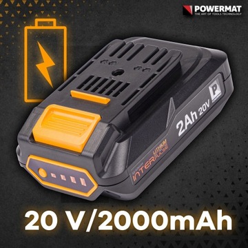 PIŁA AKUMULATOROWA DO GAŁĘZI NA WYSIĘGNIKU POWERMAT PODKRZESYWARKA 20V 2Ah