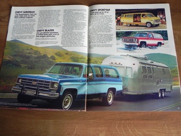 Chevrolet Chevy Wagons Caprice Impala Malibu Wagon Sportvan - 1978 - USA