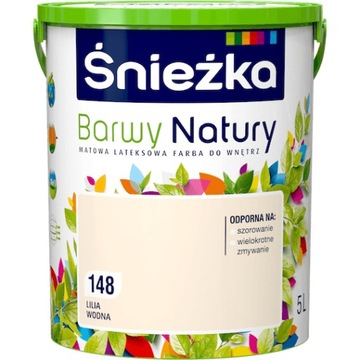 FARBA ŚNIEŻKA BARWY NATURY LILIA WODNA 5L