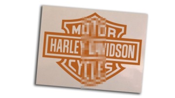 Наклейка HARLEY DAVIDSON 9см х 6,8см разных цветов!