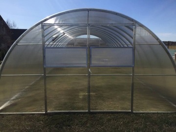 Теплица Туннель 4х6 м, профили поликарбонат 20х40 6мм