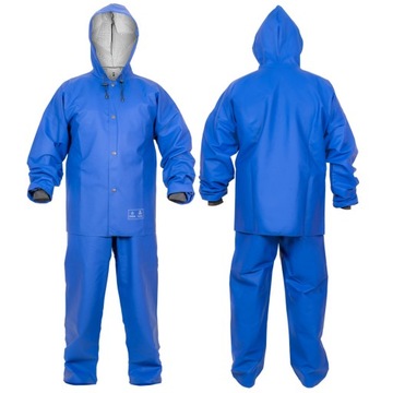 UBRANIE PRZECIWDESZCZOWE ROBOCZE PROS MODEL 101/001 NIEBIESKIE 62/XXXXL