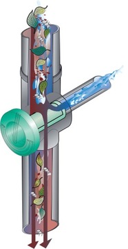 Сборщик дождевой воды, регенератор, желобоуловитель с черным фильтром