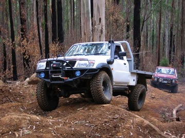 NISSAN PATROL GU Y61 ПИКАП (1997+) КОМПЛЕКТ ПОДВЕСКИ HD лифт +2