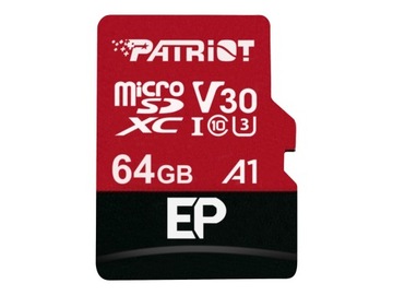 PATRIOT EP 64 GB micro SD XC CL10 UHS U3 A1 V30