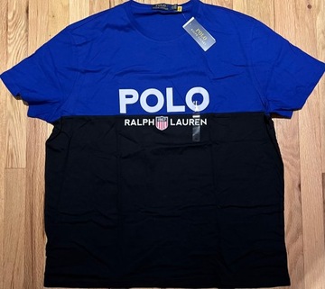 POLO RALPH LAUREN T-Shirt XXL z USA100%Org