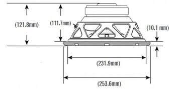 JBL STAGE 1010 сабвуфер басовый динамик 25 см 900 Вт для BASS TUBE BOX