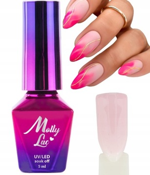 BAZA DO HYBRYD 12in1 MOLLYLAC 5 g CANDY PINK GĘSTA
