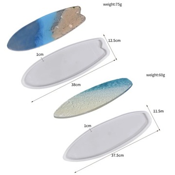 Formy Żywiczne do Biżuterii Deska Surfingowa