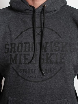 BLUZA ŚRODOWISKO MIEJSKIE 'THEME' GRAPHITE/BLACK M