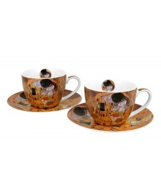 ЧАШКА+ЗАСТАВКА ДУО ГУСТАВ КЛИМТ KISS CLASSIC 250 МЛ Х 2 ШТ.