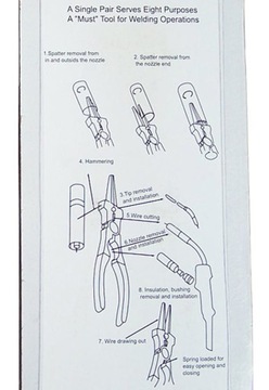 Комбинированные клещи MIG/MAG Esab, маленькие *7*