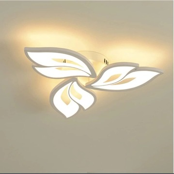 LAMPA SUFITOWA PLAFON LED PŁATKI MAGNOLII 40W