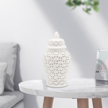2x Porcelanowy Słoik na Imbir W Stylu Retro S