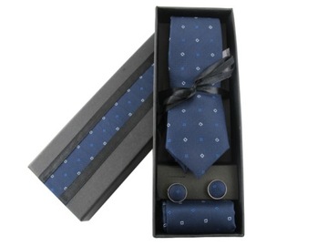 Комплект галстуков, Запонки TIE, КАРМАН квадратный.