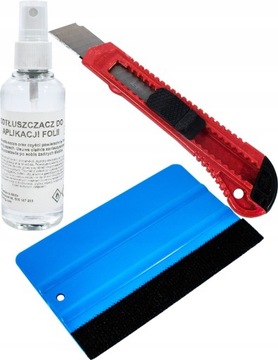 ПЛЕНКА ДЛЯ ТОНИРОВКИ ОКОН 50 x 300 СМ 85% ОКОННЫЙ ШПОН НОЖ ДЛЯ СКРЕБКИ