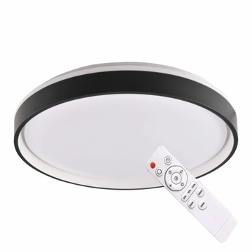 PLAFON LAMPA ŁAZIENKOWA SUFITOWA 48W LED PILOT REGULACJA CCT ŚCIEMNIANIE