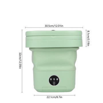 PRZENOŚNA PRALKA TURBINA 11L TURYSTYCZNA STERYLIZACJA NIEBIESKIM ŚWIATŁEM