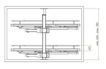 ИТАЛЬЯНСКИЙ ГРУЗОВОЙ УГОЛ MAGIC WIDOW 1200MM ЛЕВЫЙ FGV SX 600 ВЫРЕЗ ХРОМ КАЧЕСТВА