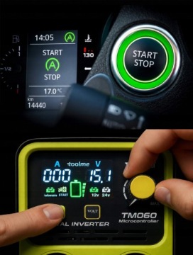 ПРЕОБРАЗОВАТЕЛЬ для запуска автомобильных аккумуляторов AGM GEL start-stop 800Ah TM060