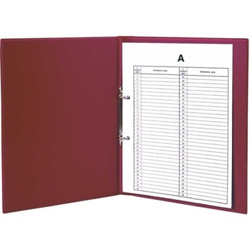 Папка для личных дел А4 2см ПВХ A,B,C,D