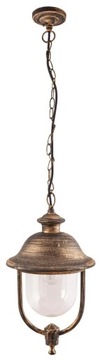 Lampa wisząca ogrodowa tarasowa klasyczna złota na łańcuchu Rabalux