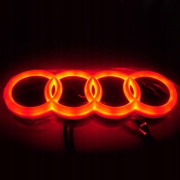 Logo samochodu Audi Lampka nocna LED