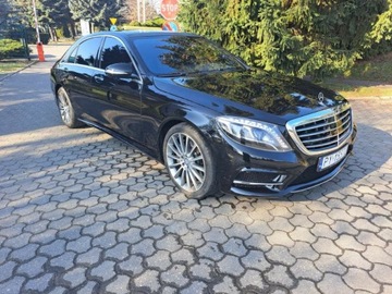 Mercedes Klasa S W222 2016 Mercedes S KLASA 550 AMG LONG 5.5 benzyna 466KM 2016r Pełne wyposażenie!