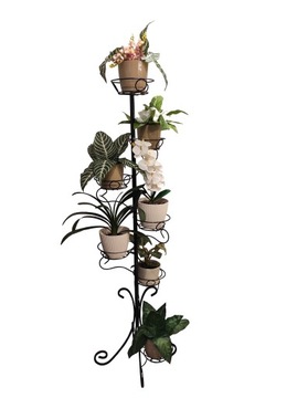 Металлическая подставка для цветов в стиле лофт на 7 цветов.