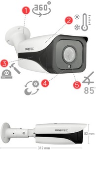 НАРУЖНЫЙ МОНИТОРИНГ 4 КАМЕРЫ 4K 8MP HDD IR50 4TB