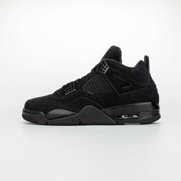 Buty Sportowe Męskie NIKE AIR JORDAN 4 BLACK CAT CU1110-010 całe czarne 46