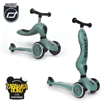 SCOOTANDRIDE HIGHWAYKICK 2W1 HULAJNOGA FORREST + GRATIS