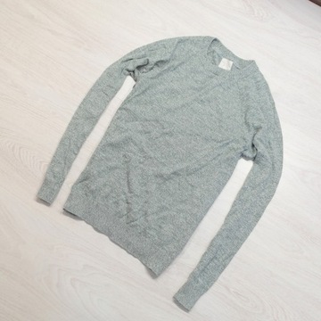 H&M _ MARKOWY CIEPŁY SWETER Z LOGO _ S/M