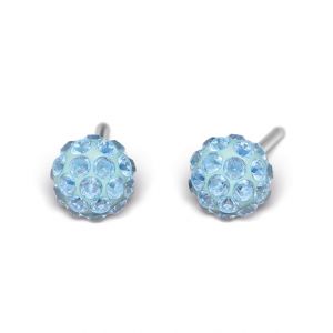 Studex Fireball Aquamarine Kolczyki System 75