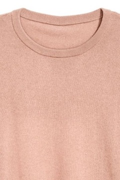 H&M PREMIUM Kaszmirowy sweter oversize 34 XS