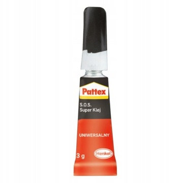 KLEJ ŻELOWY SUPER GLUE PATTEX BŁYSKAWICZNY 3g