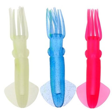 4 szt. Przynęty na kalmary 22cm/70g ze słoną wodą
