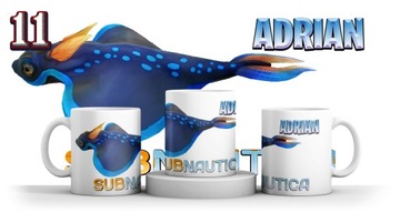 KUBEK SUBNAUTICA dla GRACZA + IMIE + KARTONIK