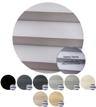 ПЛИССИРОВАННЫЕ РУЛОНЫЕ ШТОРЫ Плиссе Жалюзи ПО ИНДИВИДУАЛЬНОМУ РАЗМЕРУ Thermo