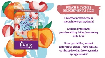 НОВИНКА Холодный чай с персиком и личи, 20 чашек.