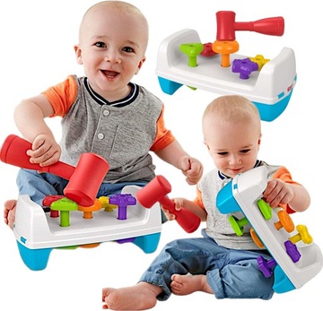 FISHER PRICE AKTYWIZUJĄCY WARSZTACIK MALUCHA 12m+
