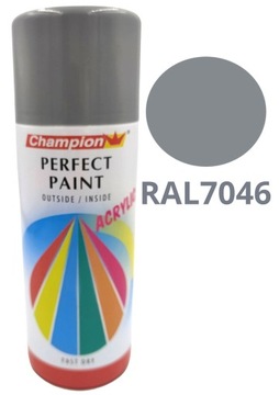 SZARA JASNA farba SPRAY aerozol 400ml RAL7046