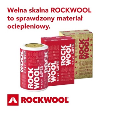 Wełna Toprock Premium 035 Rockwool 10cm - 30,00/m2