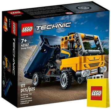 LEGO TECHNICS 42147 CIĘŻARÓWKA WYWROTKA KOPARKA