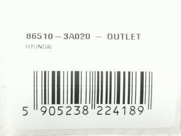 NÁRAZNÍK PŘEDNÍ HYUNDAI TRAJET 1999-2008 ORIGINÁLNÍ