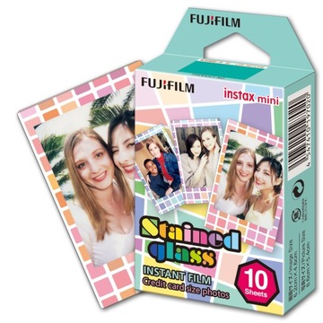 Wkłady Fujifilm Stained Glass witraż do Fujifilm Instax Mini 10 sztuk